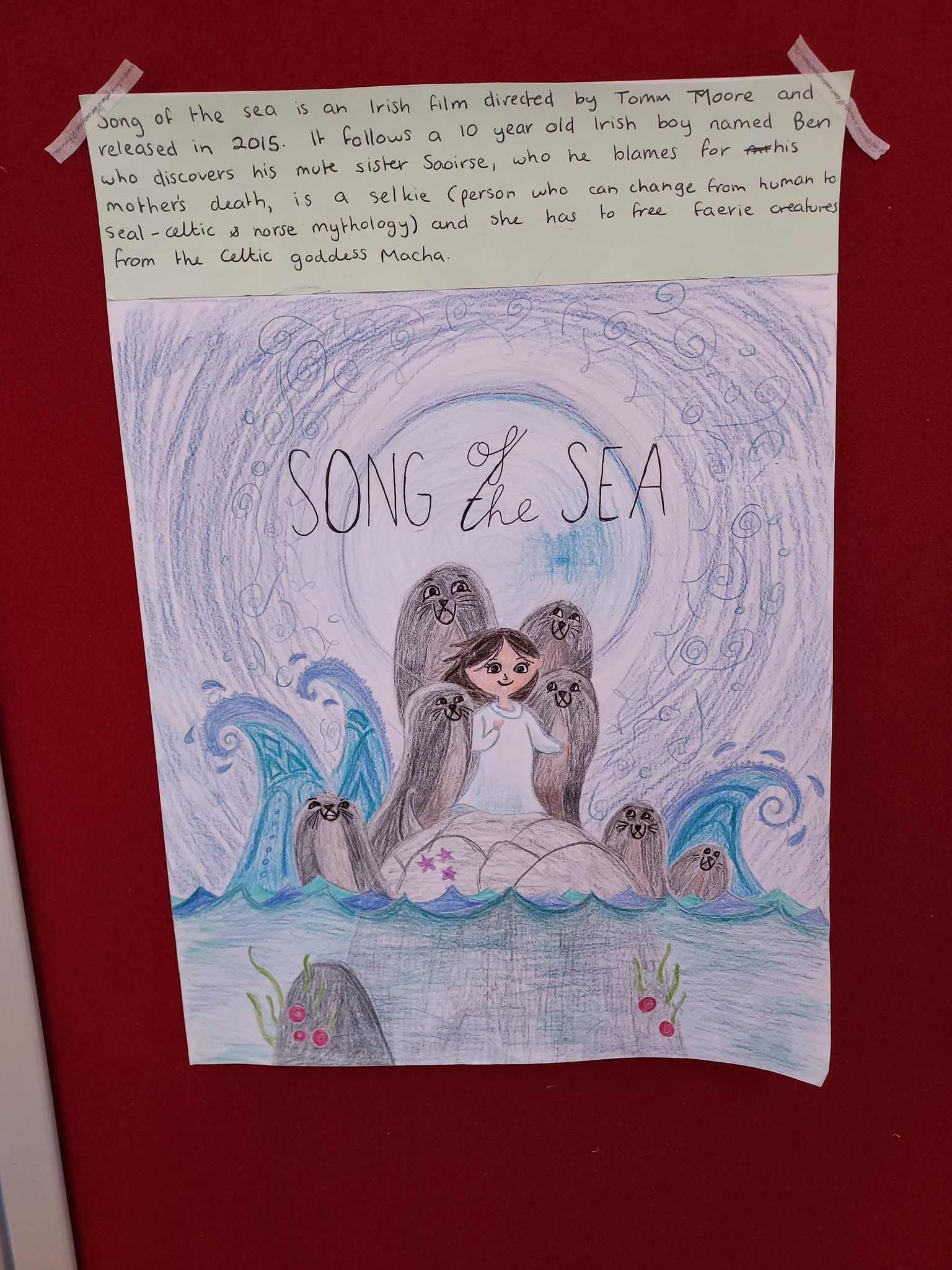 Song of the Sea poster made by Tara.