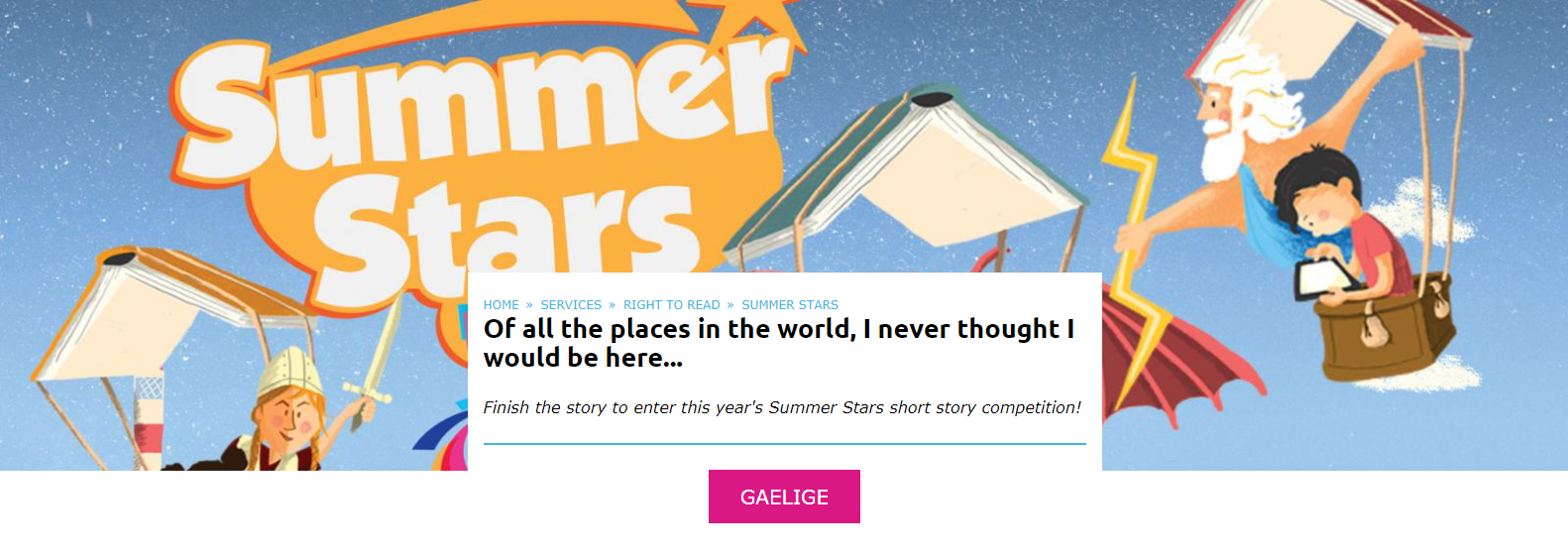 Summer Stars short story competition