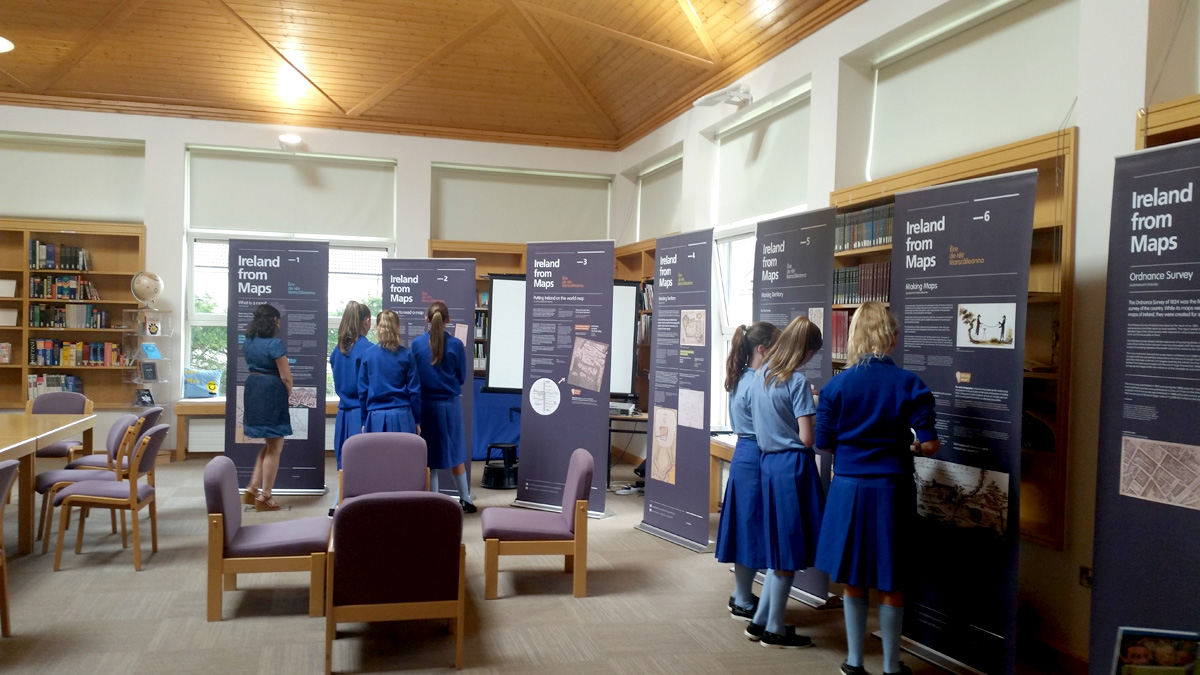 Ireland from Maps exhibition 2016 - St Joseph of Cluny Library