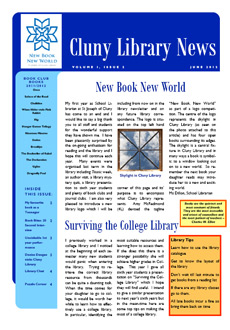Library newsletter - Summer 2012